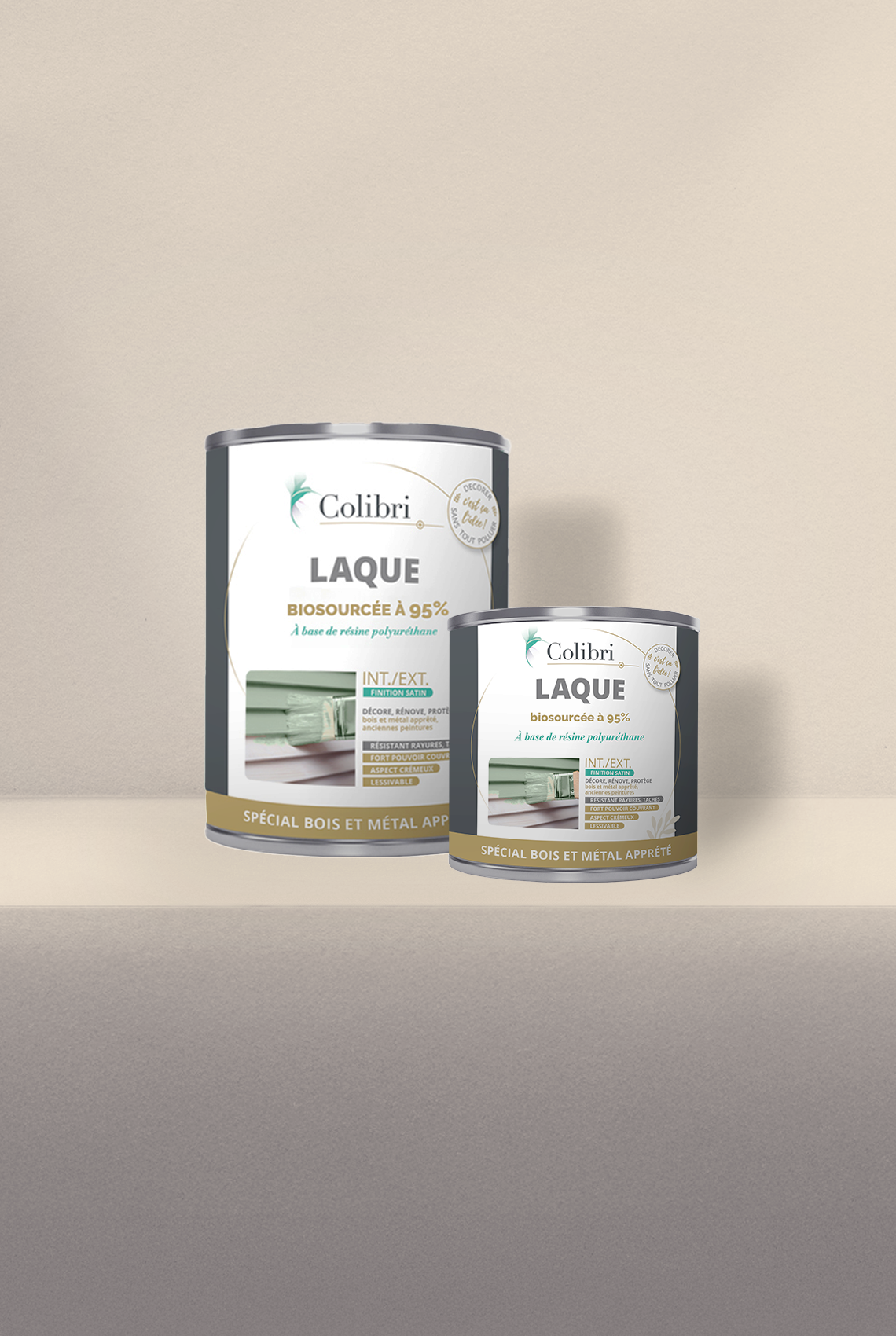 Orafu - Laque biosourcée bois et métal