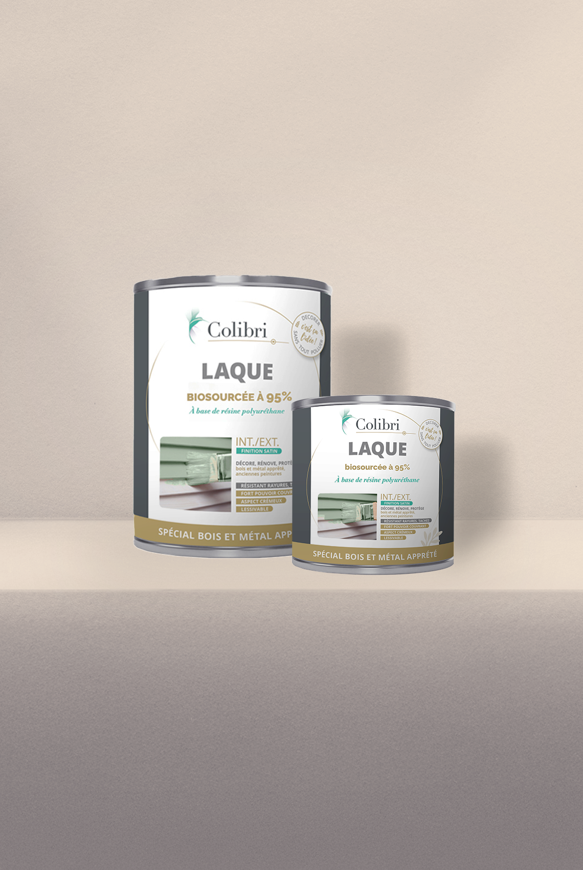 Potter - Laque biosourcée bois et métal