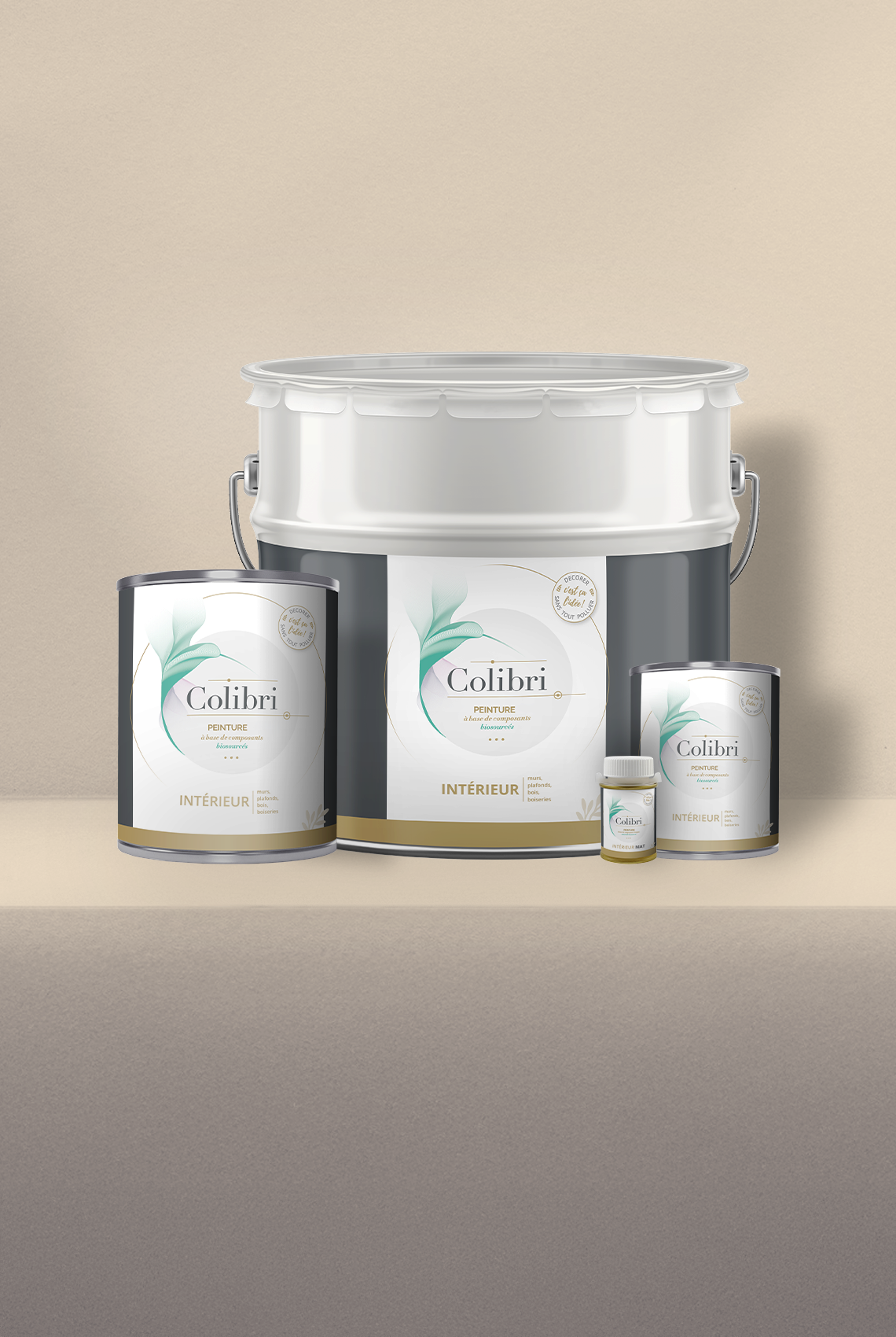 Barbotine - Peinture biosourcée murs et plafonds