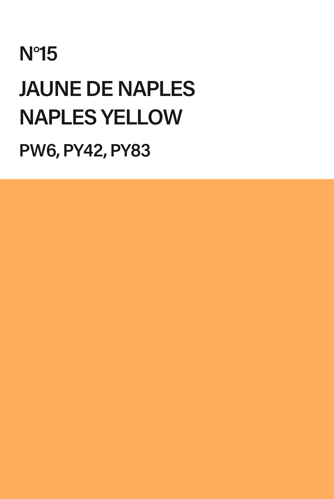 Jaune de Naples - Peinture extra-fine Primevère Lesson Studio