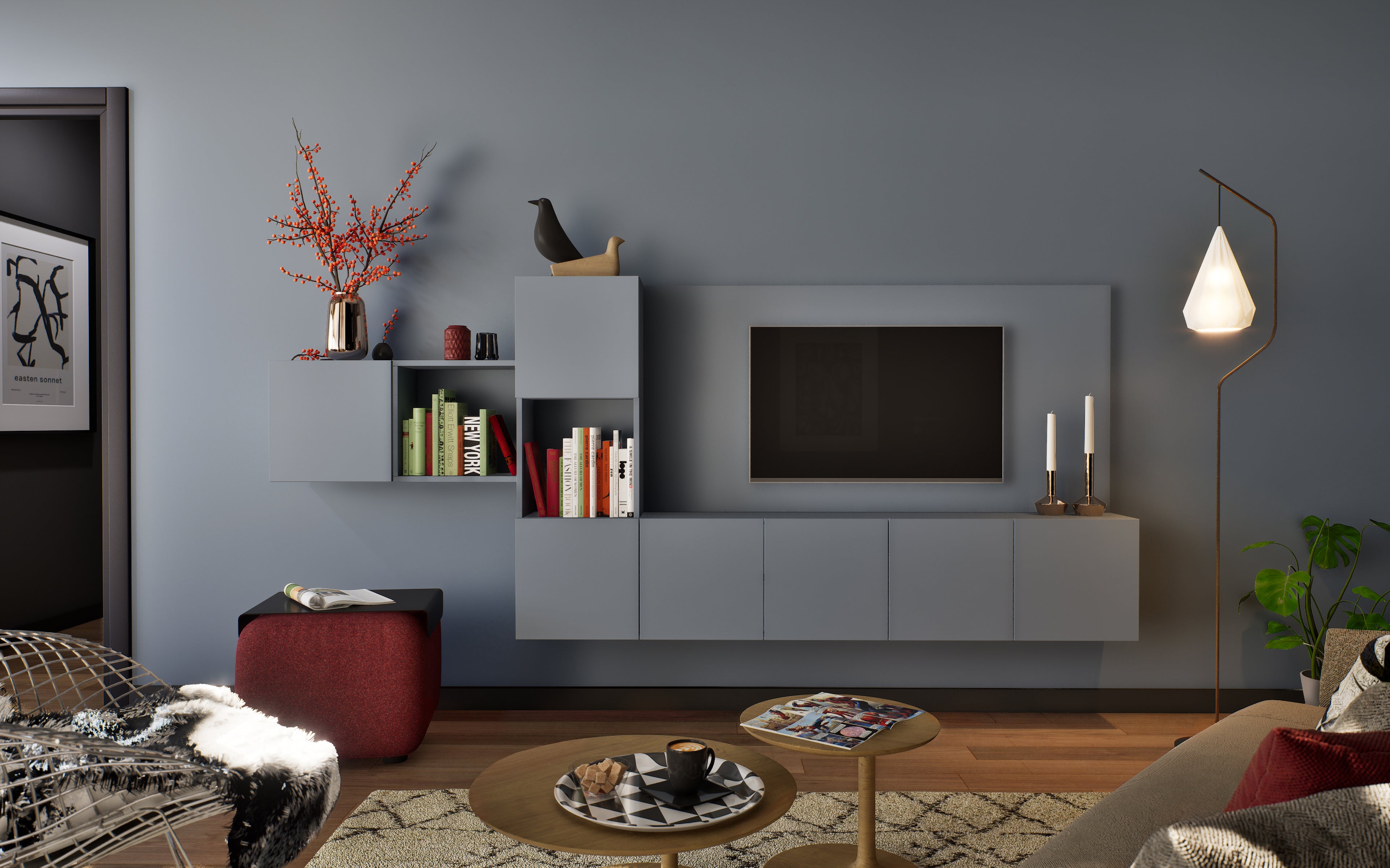 Schmidt Cypress Blue - Peinture biosourcée murs et plafonds