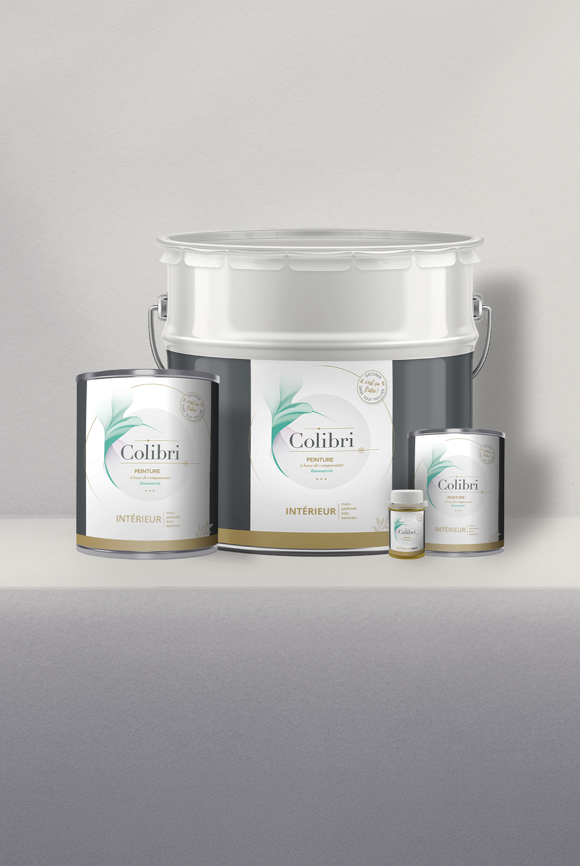 Kaolin - Peinture biosourcée murs et plafonds