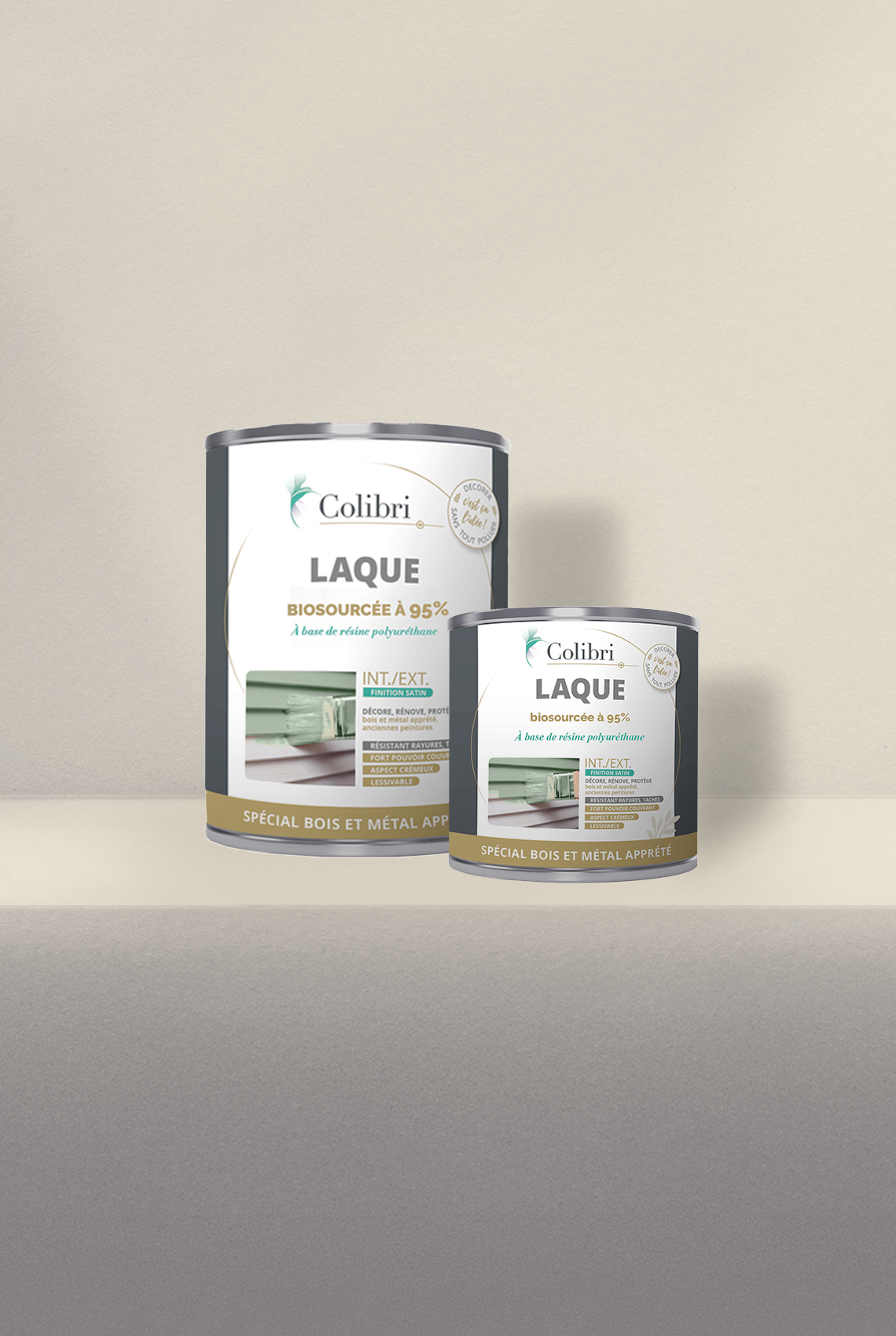 Silyne - Laque biosourcée bois et métal