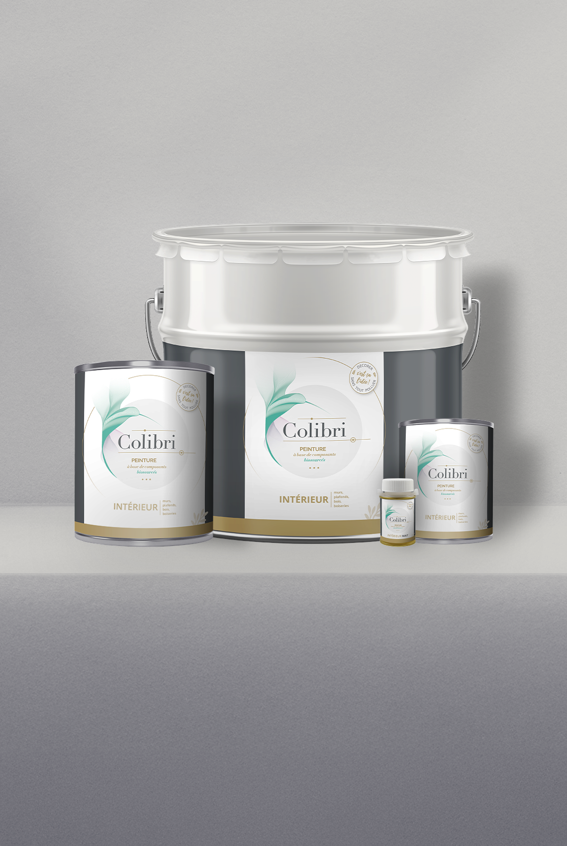 Galet - Peinture biosourcée murs et plafonds