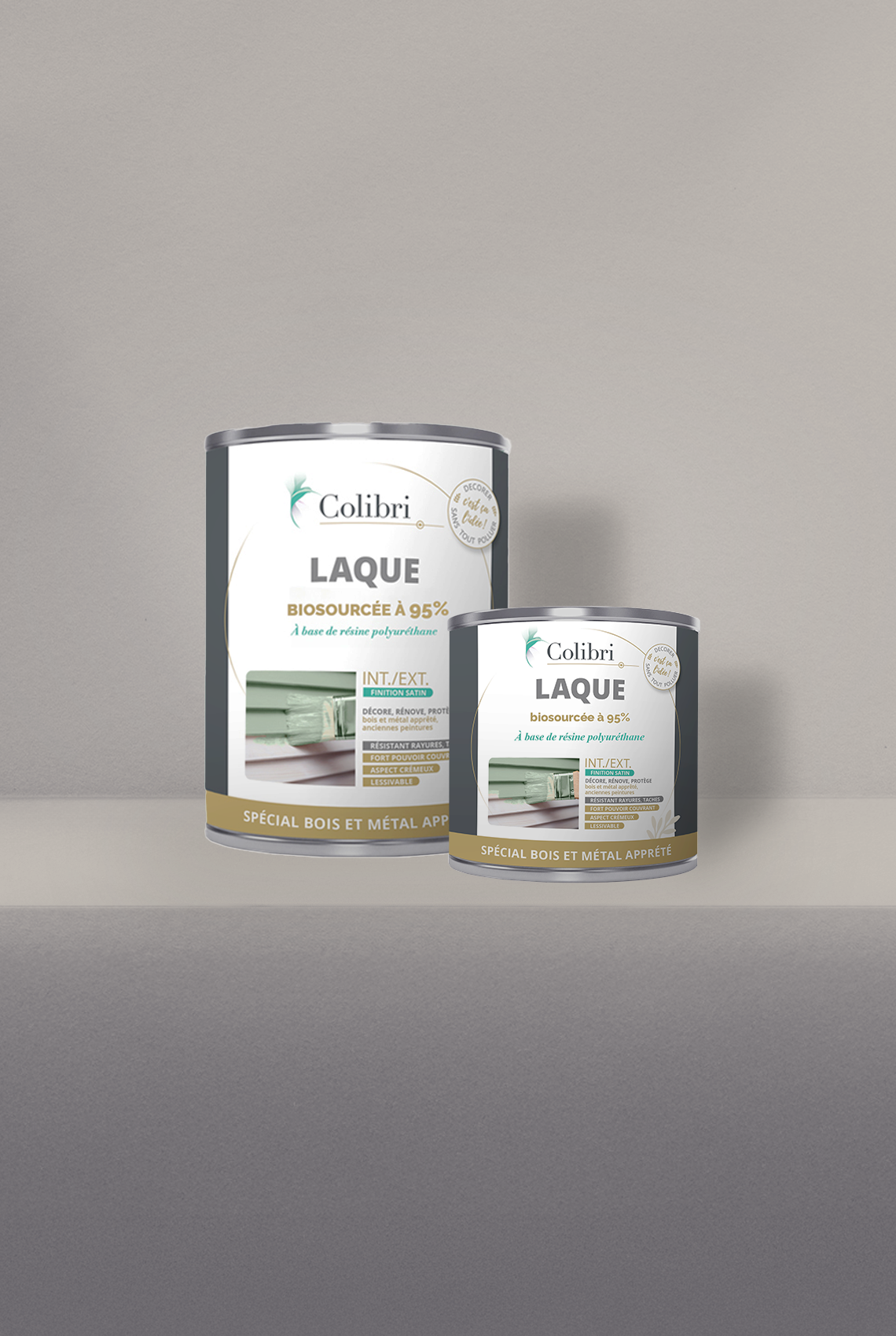 Stéatite - Laque biosourcée bois et métal