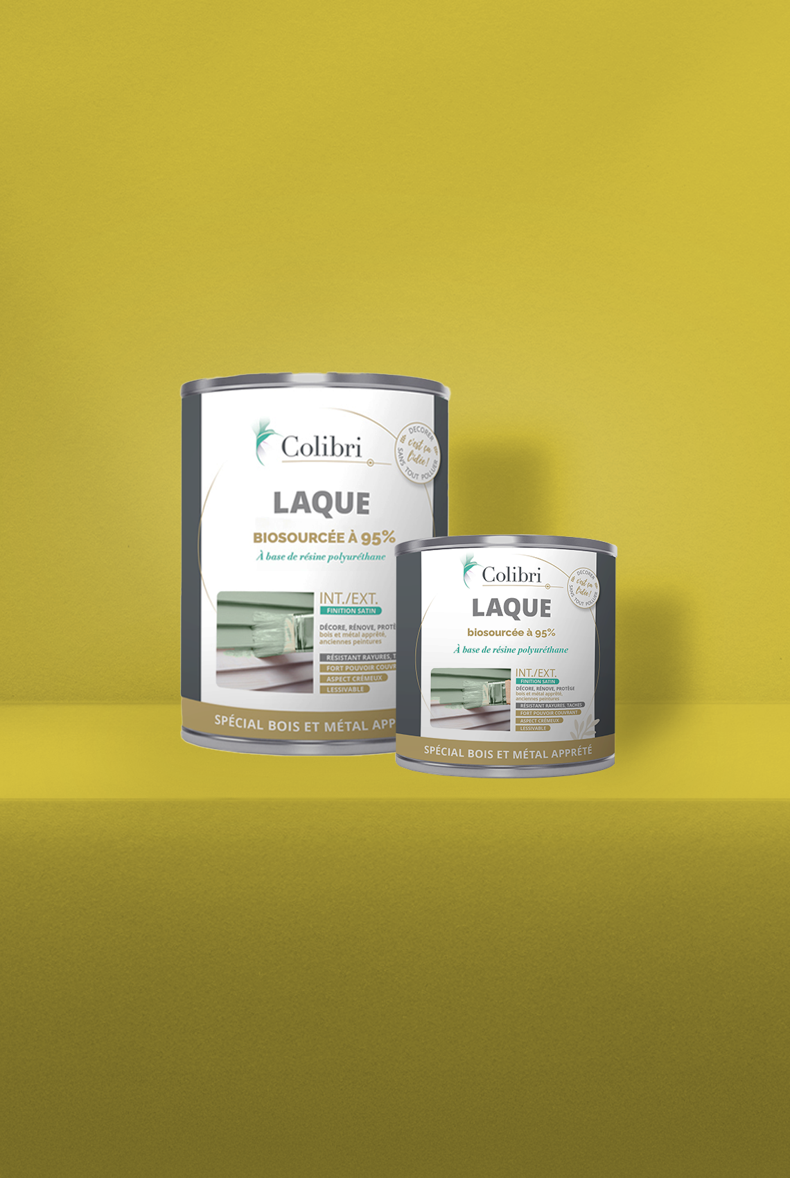 Maya - Laque biosourcée bois et métal