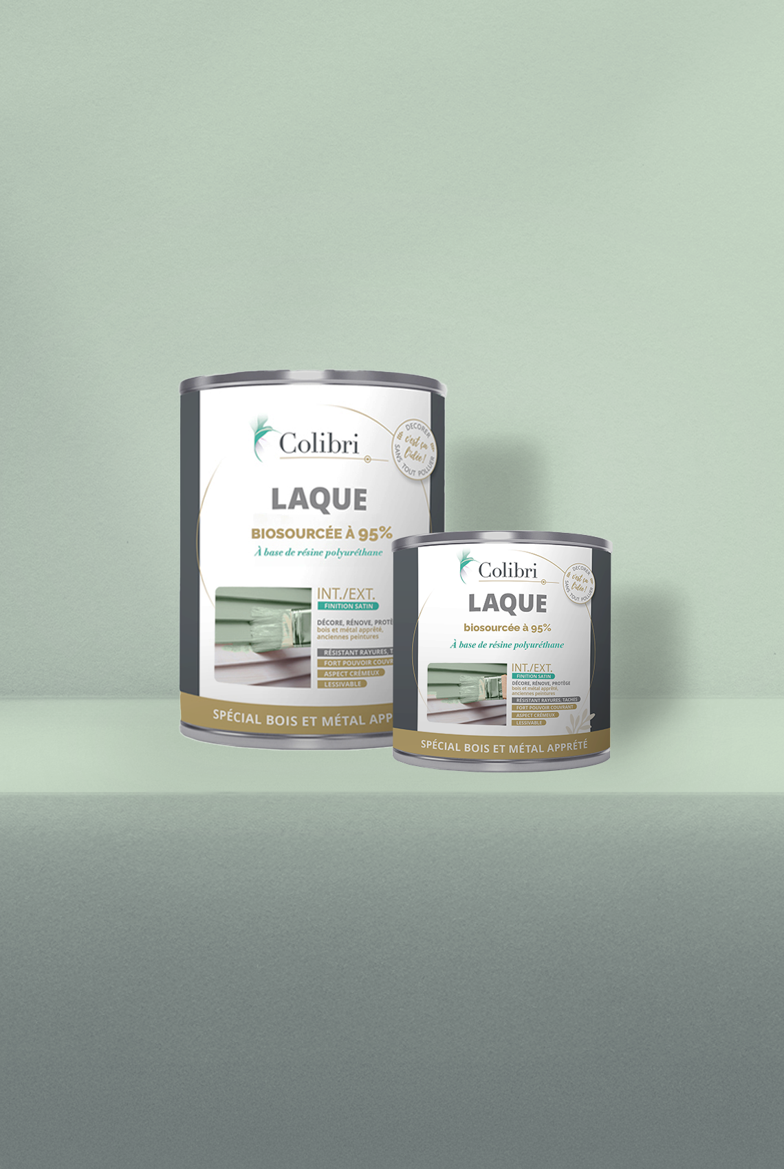 Ete clair - Laque biosourcée bois et métal