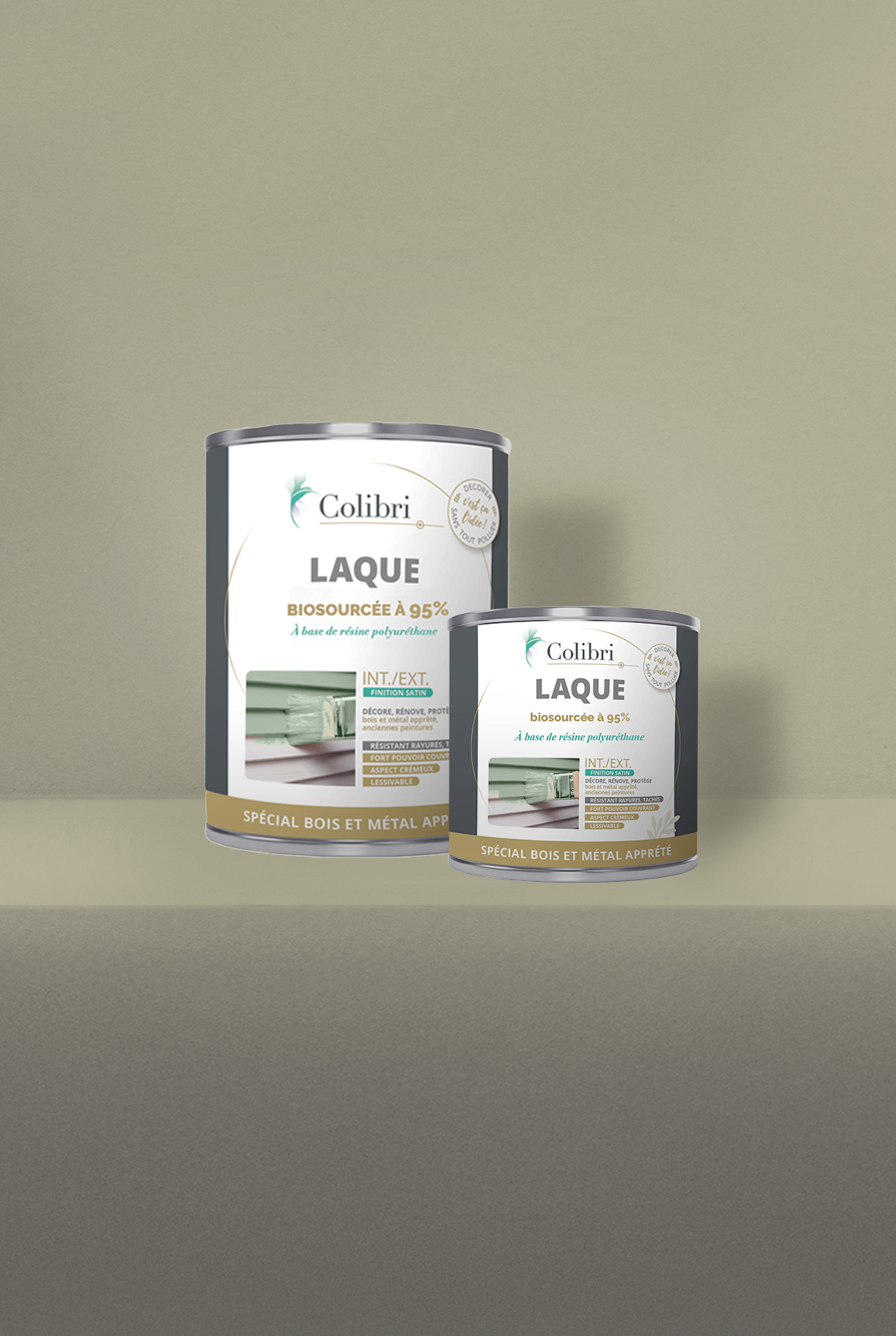 Sapinette - Laque biosourcée bois et métal