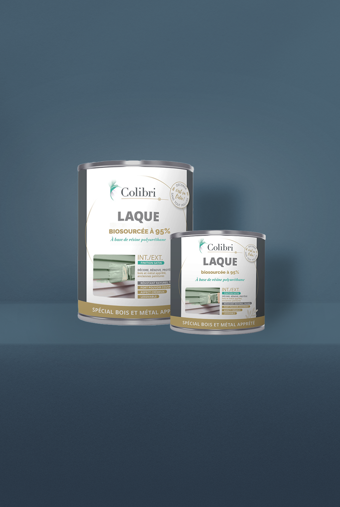 Denim - Laque biosourcée bois et métal