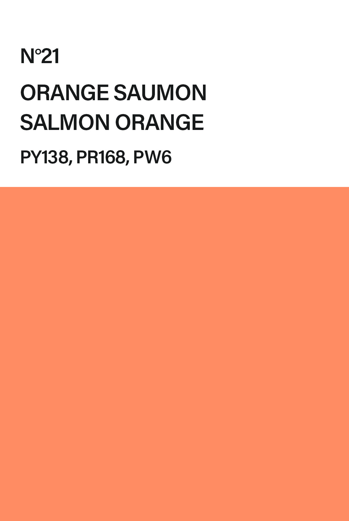 Orange saumon - Peinture extra-fine Primevère Lesson Studio