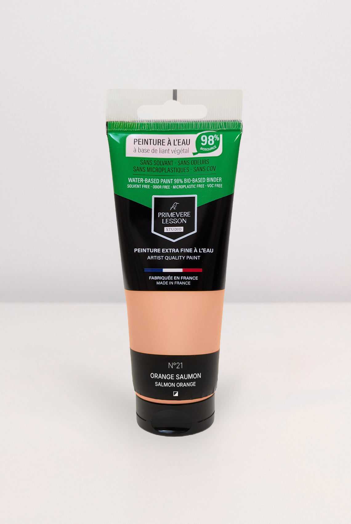 Orange saumon - Peinture extra-fine Primevère Lesson Studio