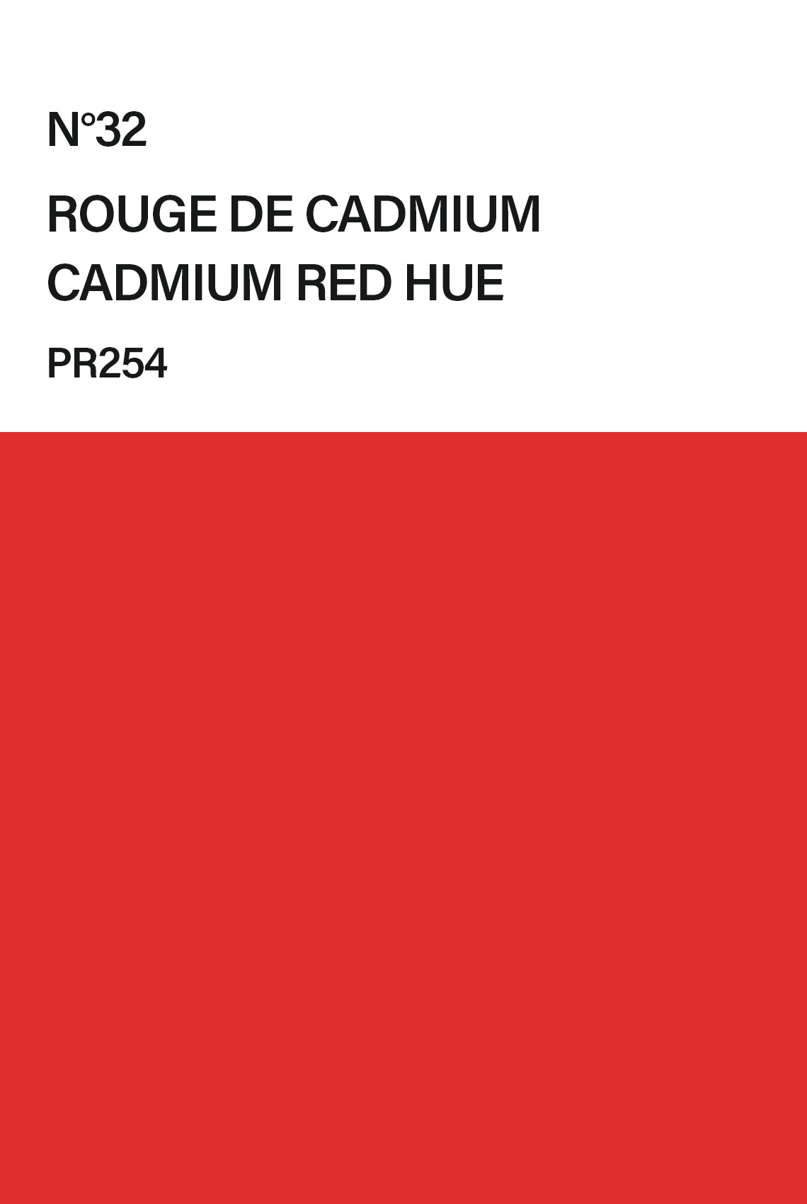 Rouge de Cadmium - Peinture extra-fine Primevère Lesson Studio