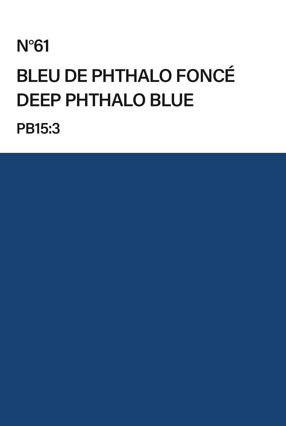 Bleu de phtalo foncé - Peinture extra-fine Primevère Lesson Studio
