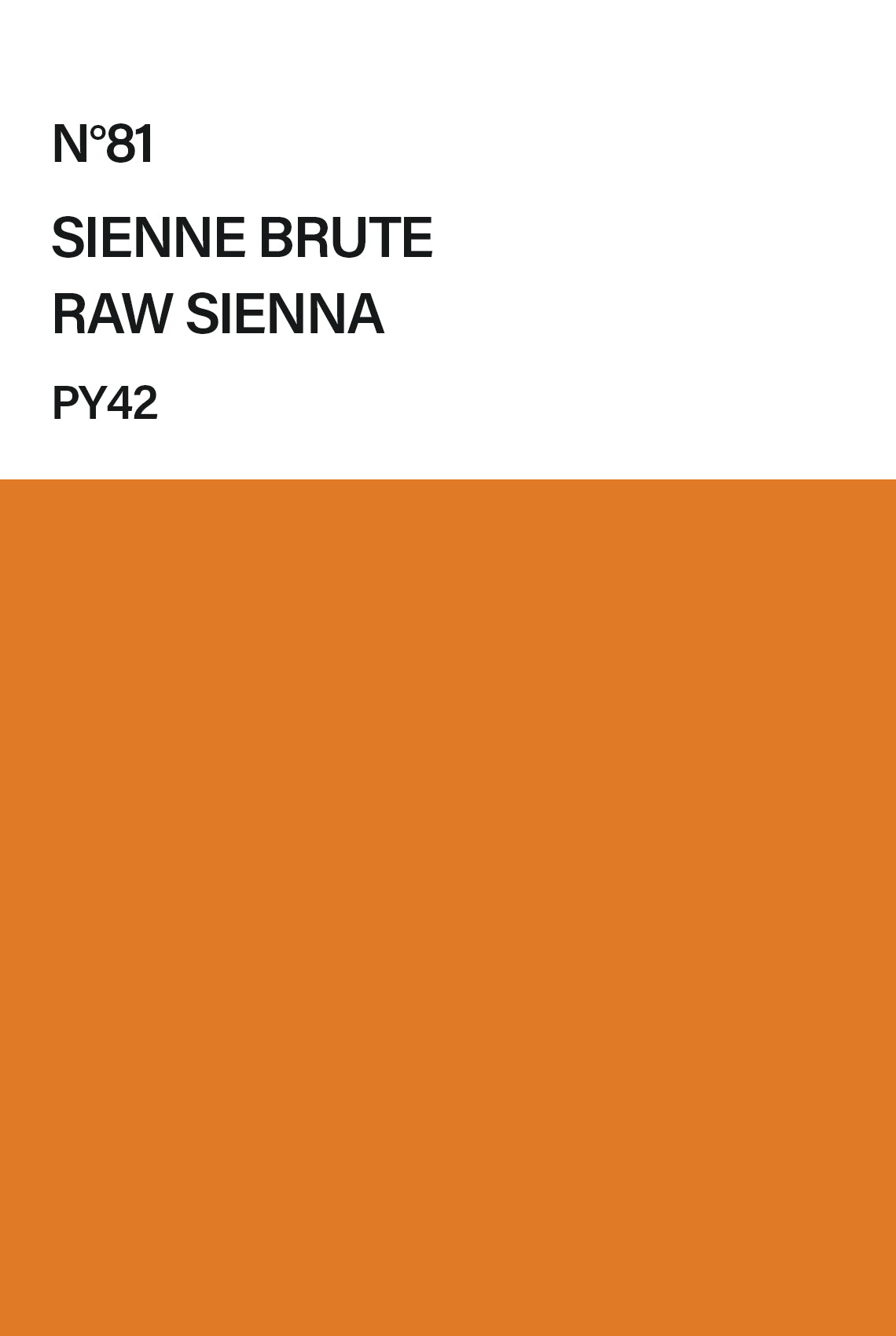 Sienne brute - Peinture extra-fine Primevère Lesson Studio