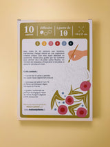 Arches fleuries - Coffret peinture au numéro Maison Joliette