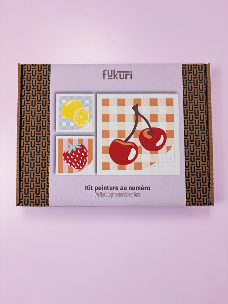 Fruits - Coffret de peinture au numéro par Fukuri