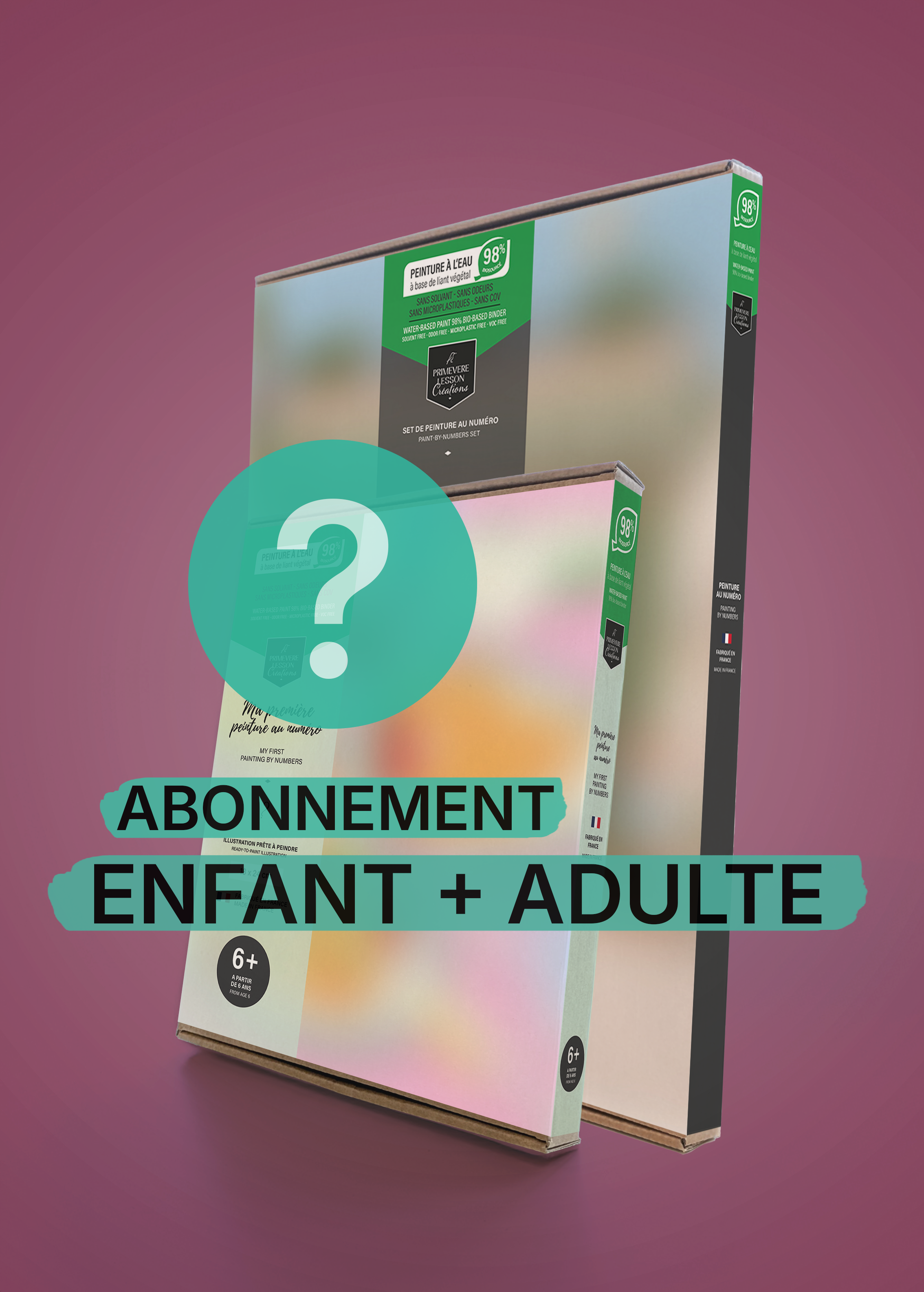 Abonnement loisirs créatifs enfants et adultes