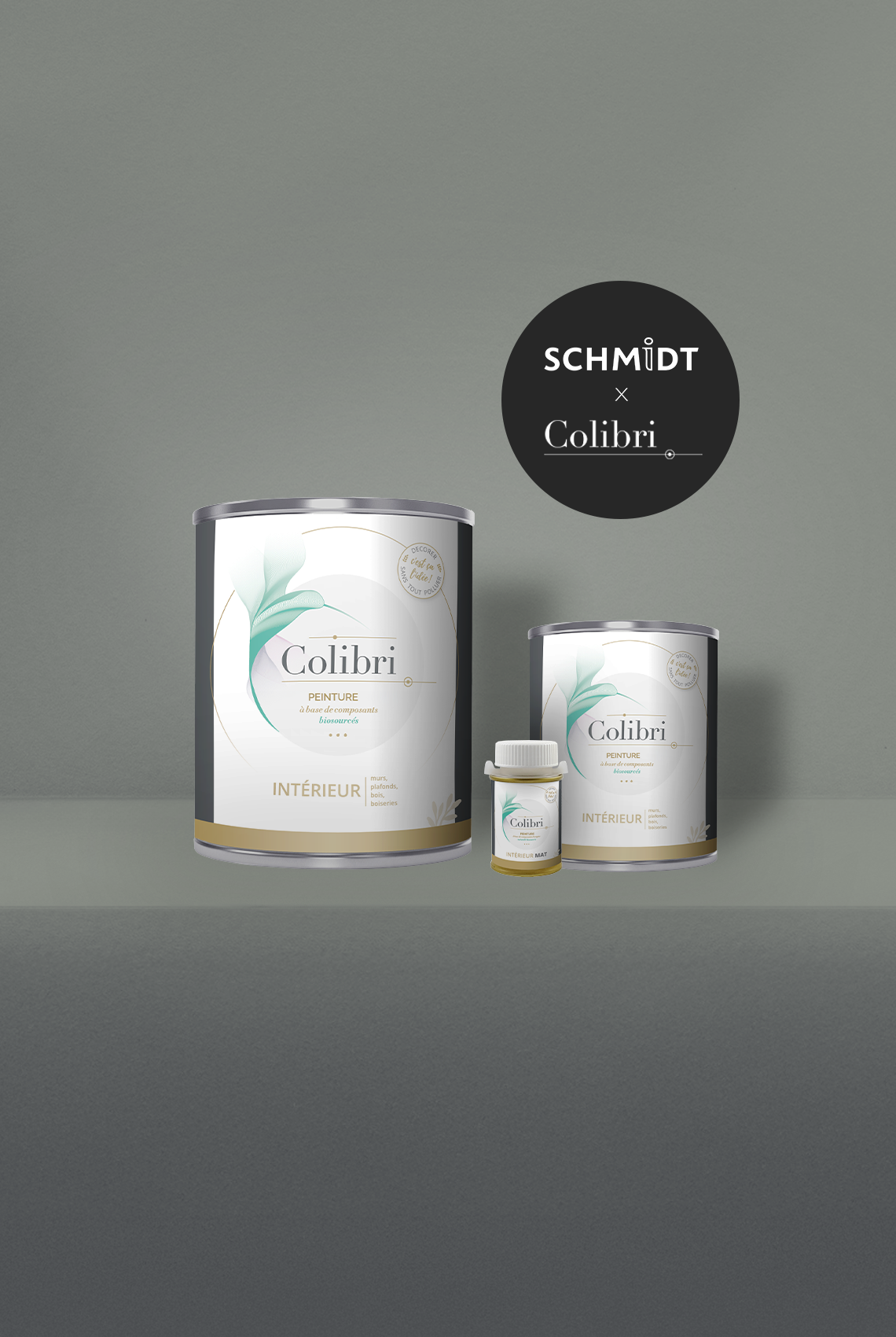 Schmidt Avocado - Peinture biosourcée murs et plafonds