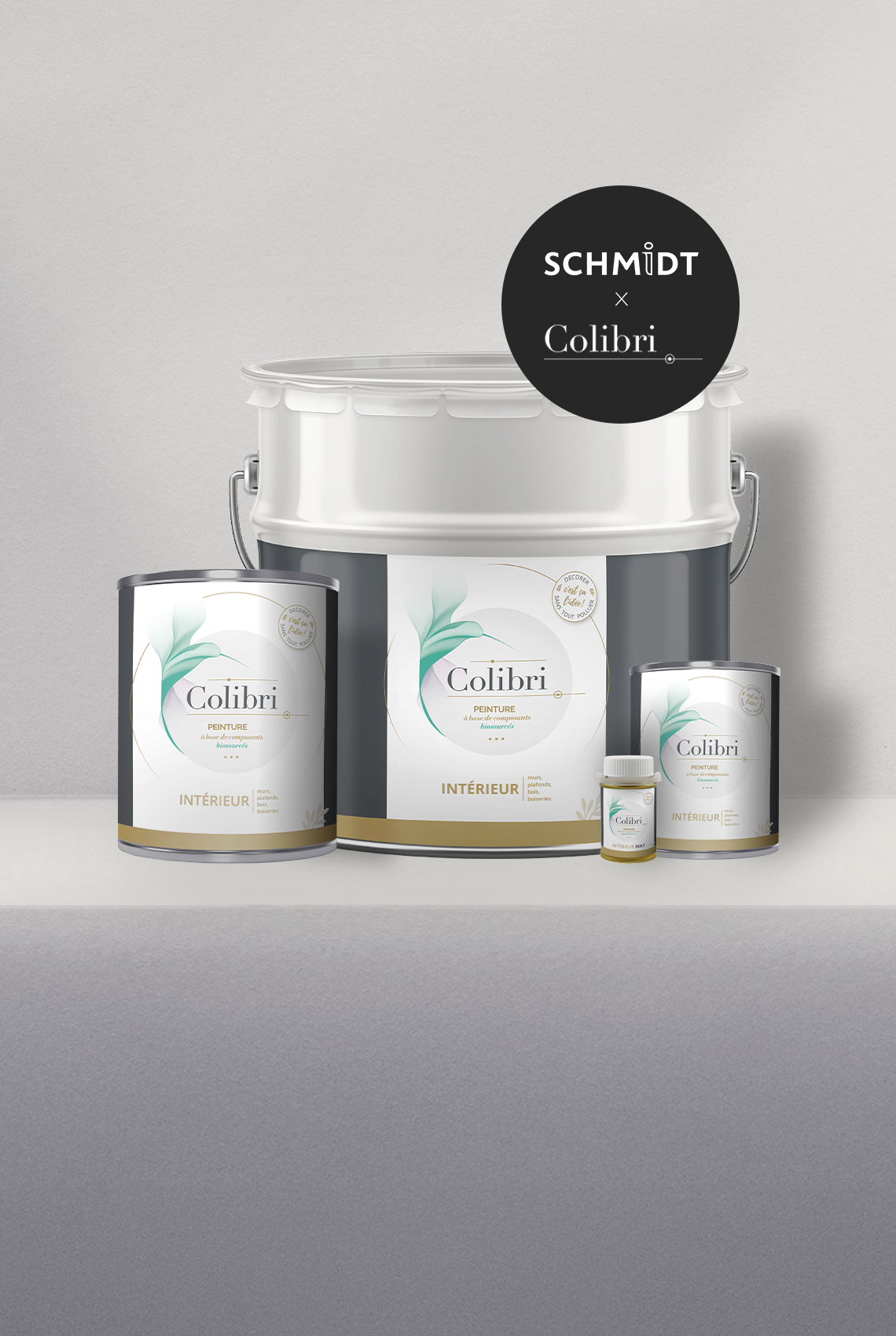 Schmidt Blanc - Peinture biosourcée murs et plafonds