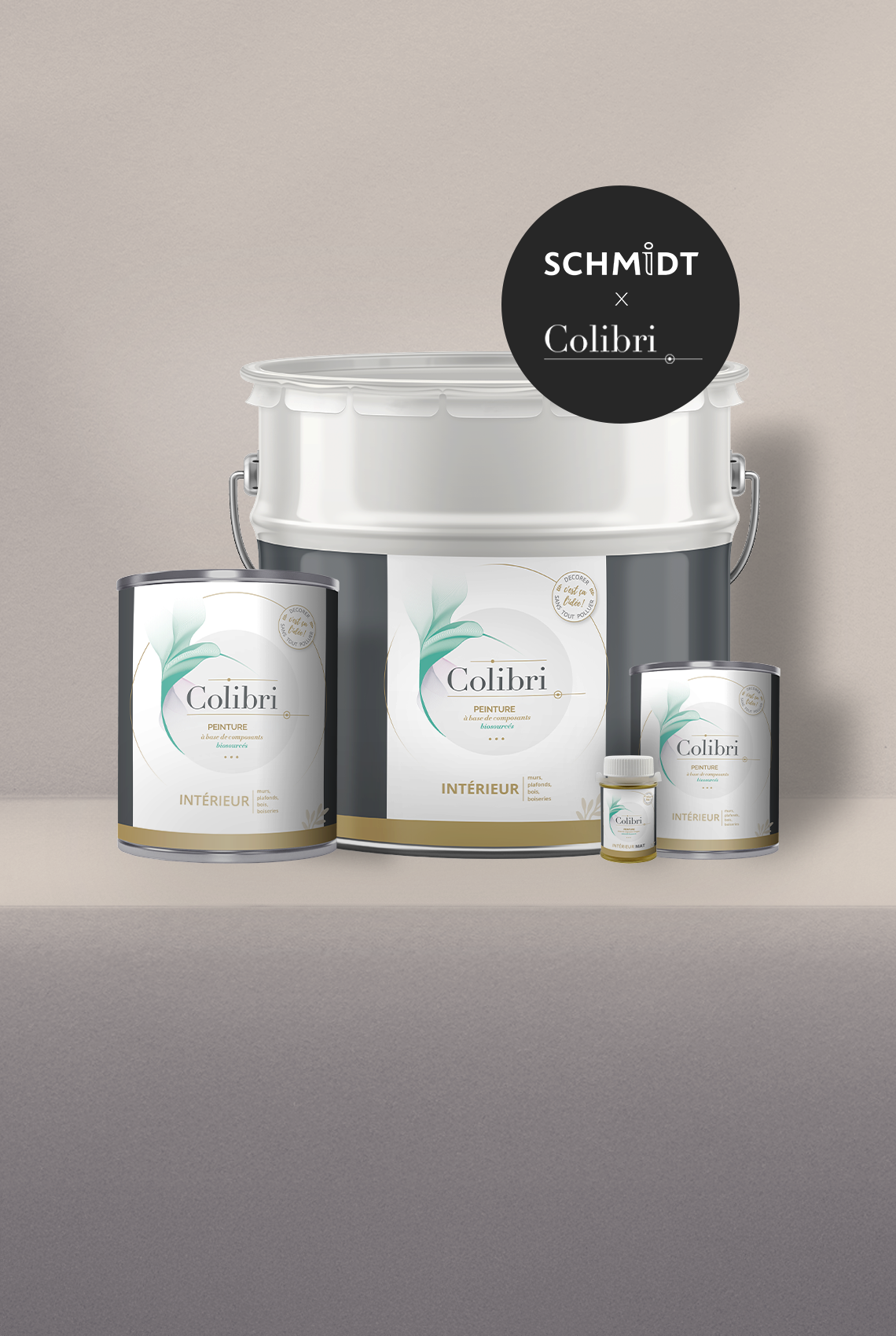 Schmidt Clay - Peinture biosourcée murs et plafonds
