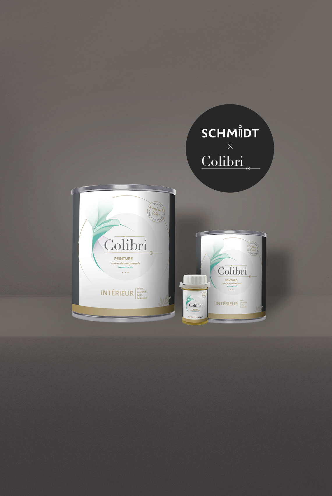 Schmidt Claystone - Peinture biosourcée murs et plafonds