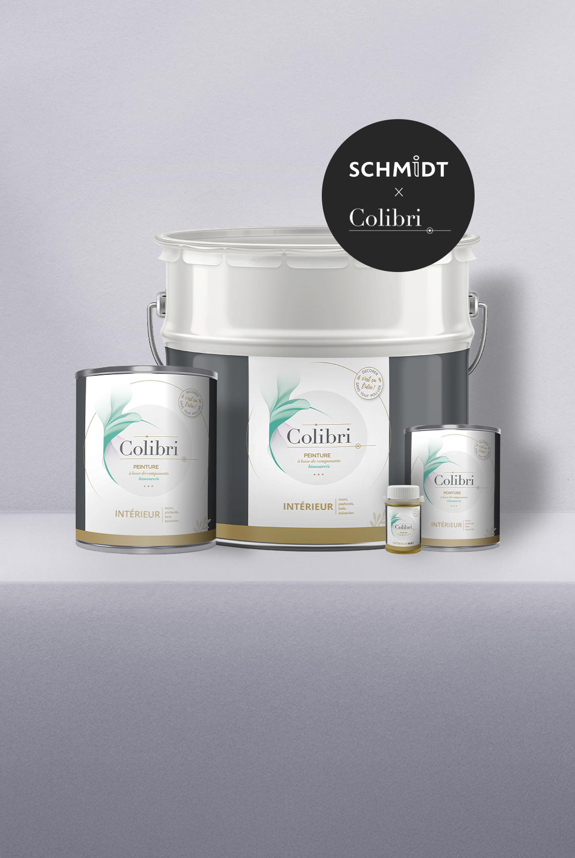 Schmidt Everest - Peinture biosourcée murs et plafonds