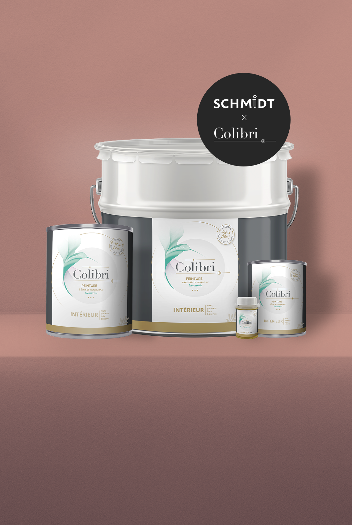 Schmidt Peach - Peinture biosourcée murs et plafonds