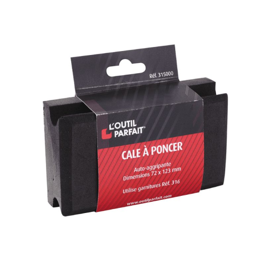 Cale à poncer auto-agrippante