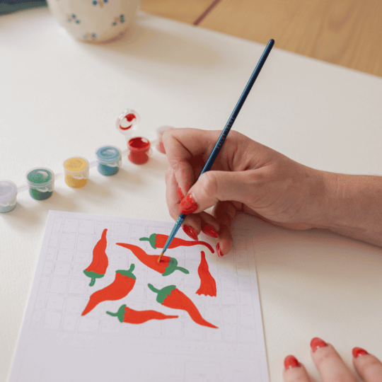 Dolce vita - Coffret peinture au numéro Salut Irène