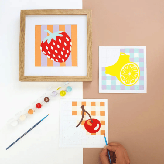 Fruits - Coffret de peinture au numéro par Fukuri