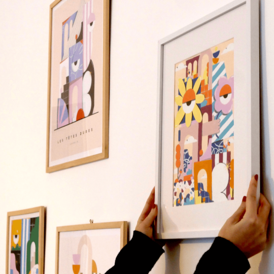 Lundi en Huit x Les Têtes Dures - Coffret peinture au numéro Lundi en Huit