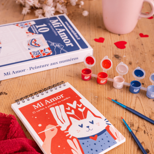 Mi amor - Coffret peinture au numéro Maison Joliette