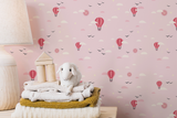 Montgolfières - Papier peint écologique enfant