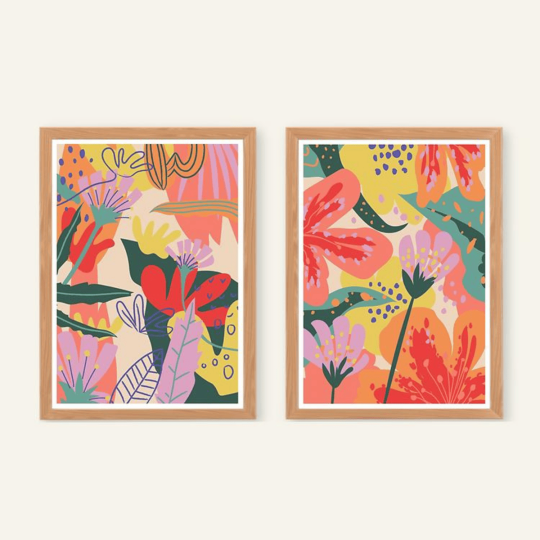 Promenade rouge - Coffret peinture au numéro Salut Irène