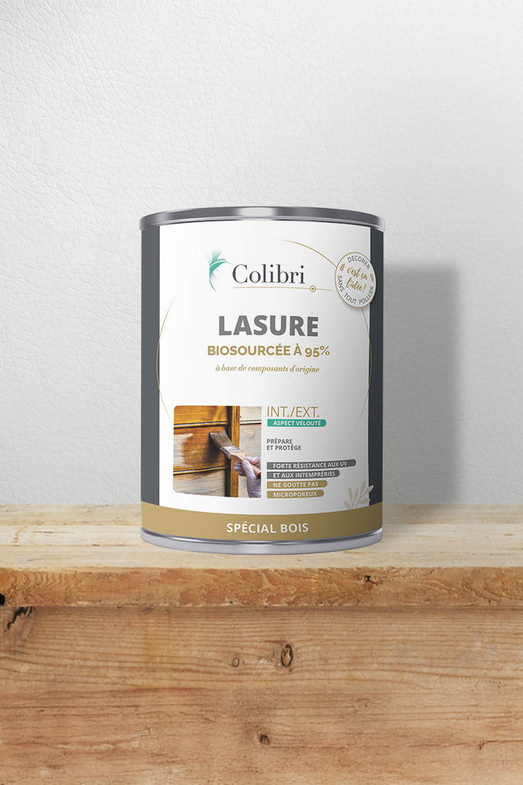 Lasure biosourcée